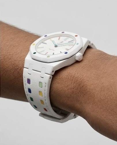 Audemars Piguet x Swatch HUIT BLANC Custom Band