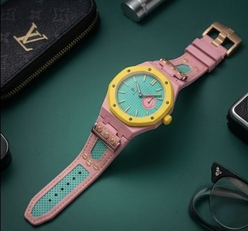 Audermars Piguet x Swatch OTG ROZ Custom Band