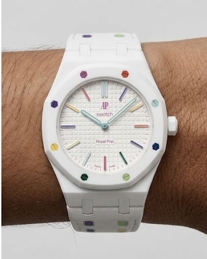Audemars Piguet x Swatch HUIT BLANC Custom Band