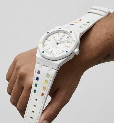 Audemars Piguet x Swatch HUIT BLANC Custom Band